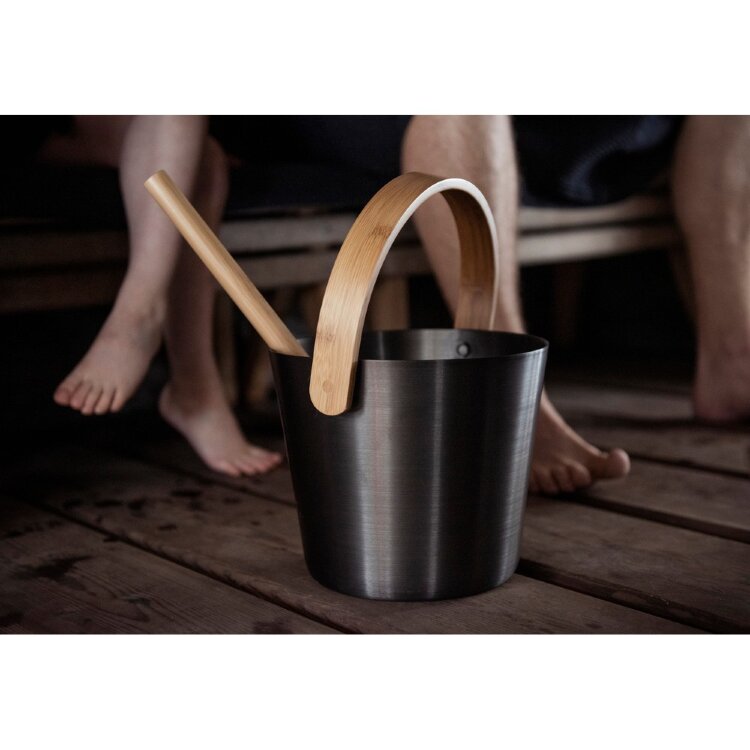 Rento Sauna Bucket Aluminum Tar Brown