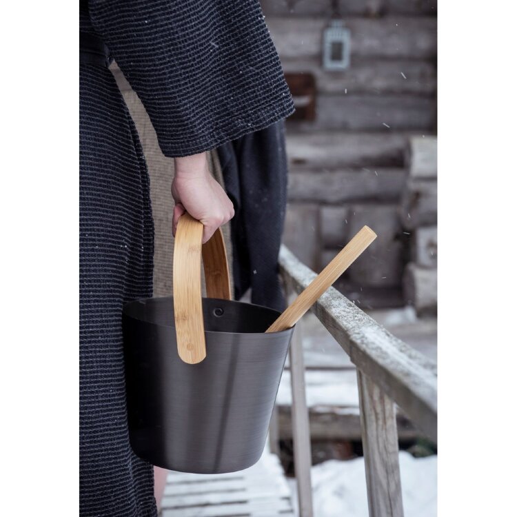 Rento Sauna Bucket Aluminum Tar Brown