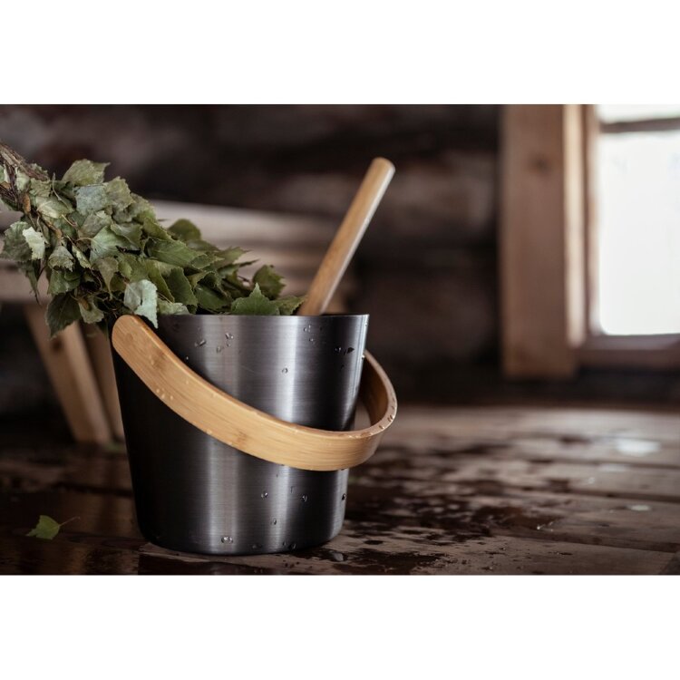 Rento Sauna Bucket Aluminum Tar Brown