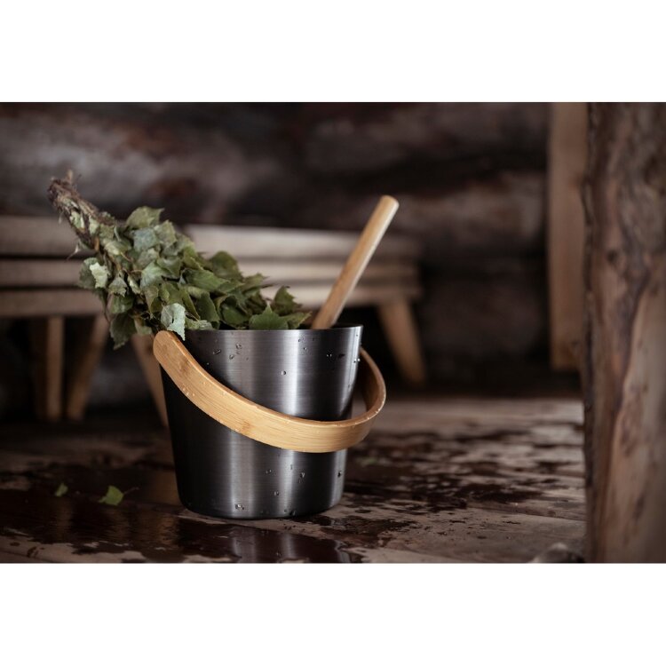Rento Sauna Bucket Aluminum Tar Brown