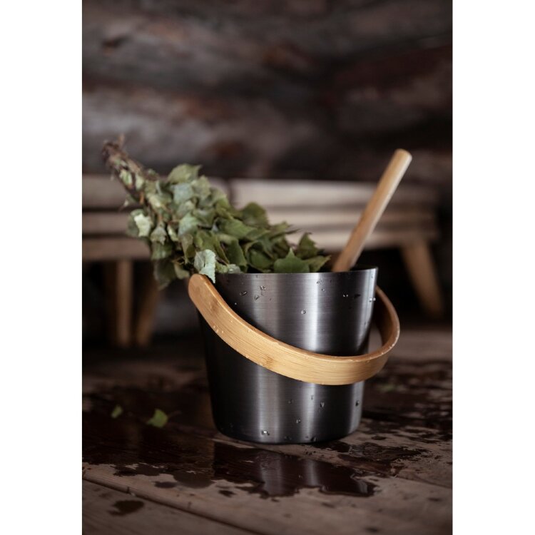 Rento Sauna Bucket Aluminum Tar Brown