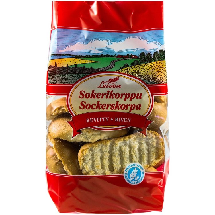Leivon Sugar Rusk, torn 400g