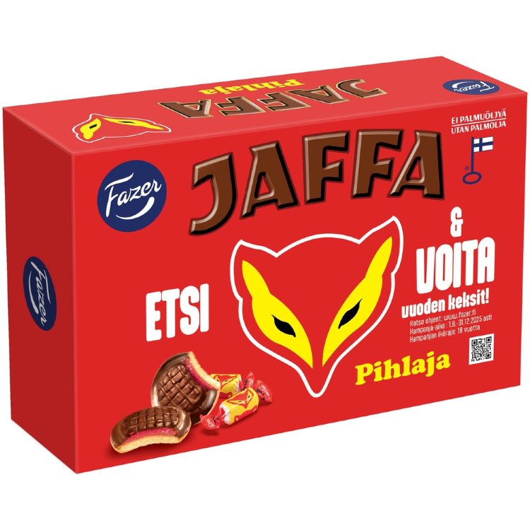 Fazer Jaffa Rowanberry Chocolate-Coated Marmalade-Filled Pastry Biscuit 300g
