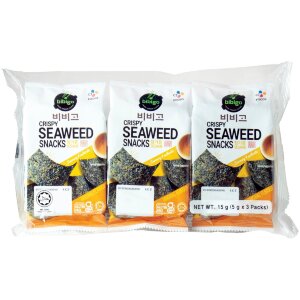 Bibigo Crispy Seaweed Snack Sesame 15g
