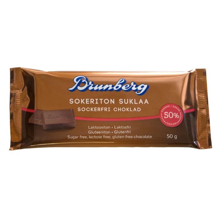 Brunberg Sugar-Free Chocolate 50g