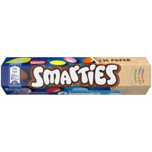 Nestlé Smarties Hexatube Sugar-Coated Milk Chocolate Beads 38g