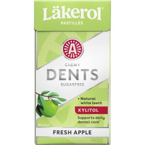 Läkerol Dents Fresh Apple Xylitol Pastille 36g
