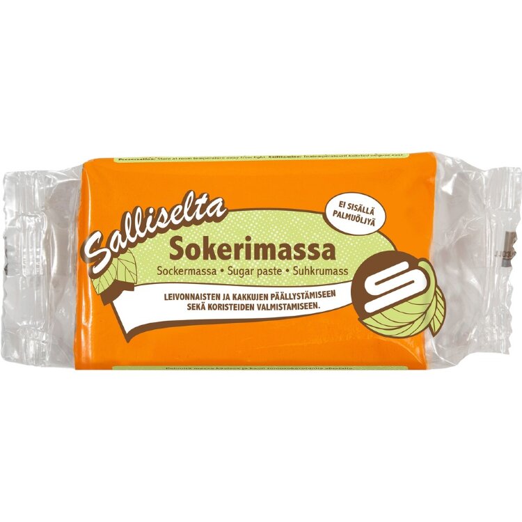 Salliselta Sugar Paste Orange 250g