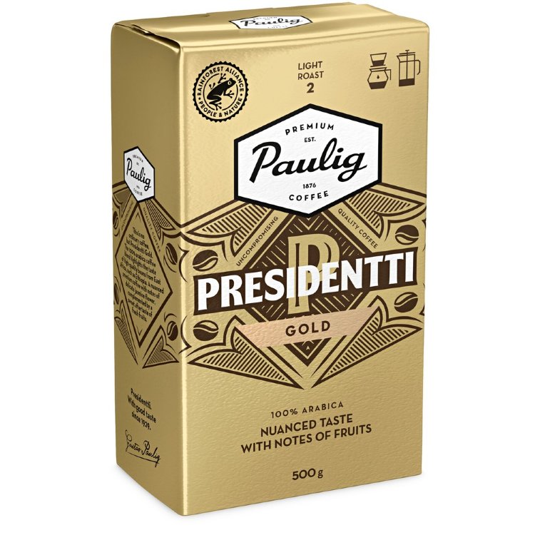 Paulig Presidentti Gold coffee filter grind 500g