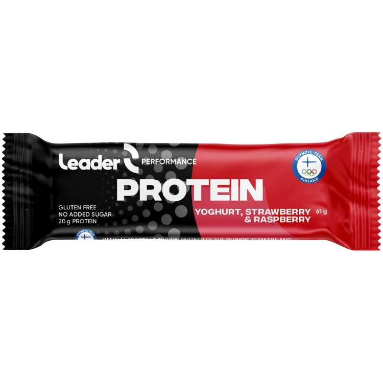 Leader Performance Protein Yoghurt, Strawberry & Raspberry yoghurt-strawberry-raspberry protein bar 61 g