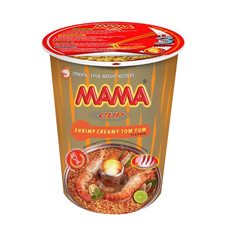 Mama Creamy Tom Yum Cup Noodles 70g