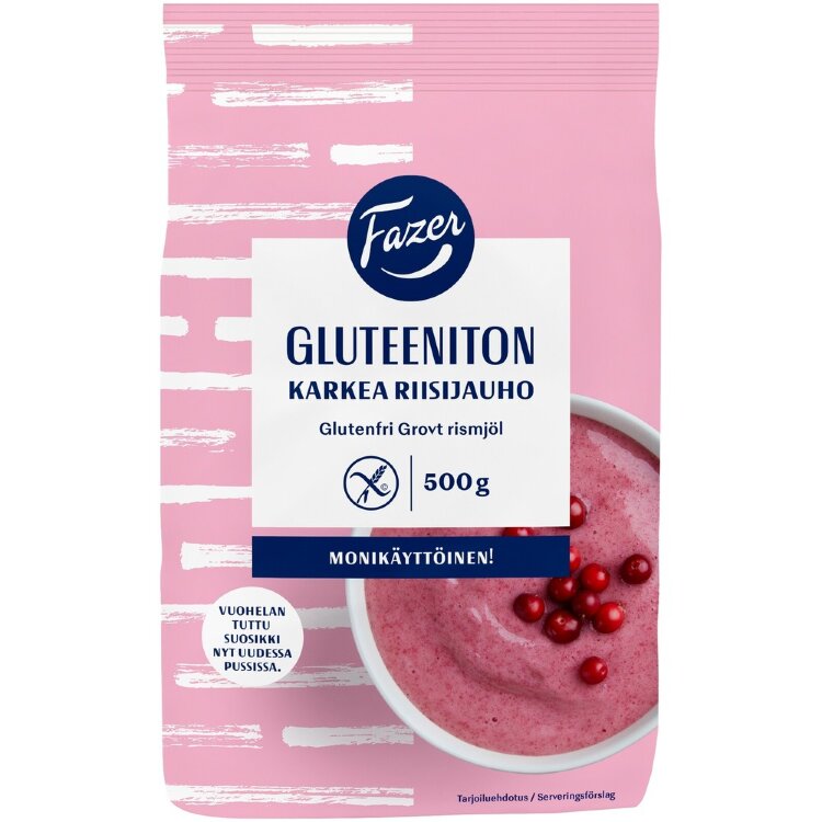 Fazer GTON Coarse Rice Flour 500 g