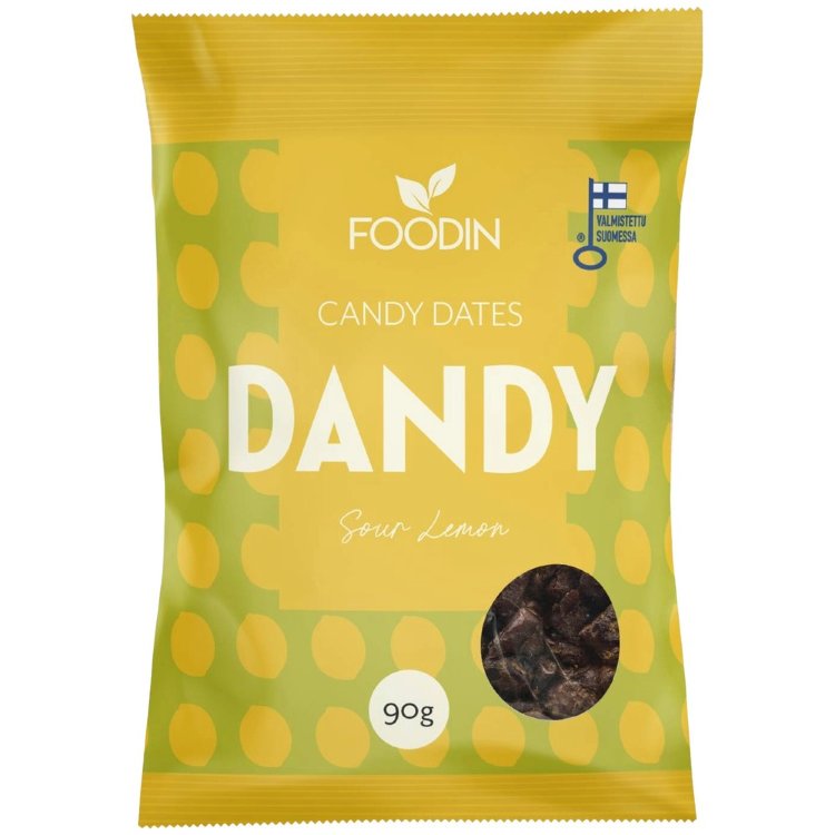 Foodin Dandy Candy Dates, Sour Lemon, 90 g
