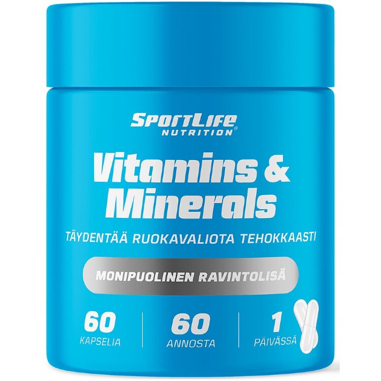 SportLife Nutrition Vitamins&Minerals 60caps