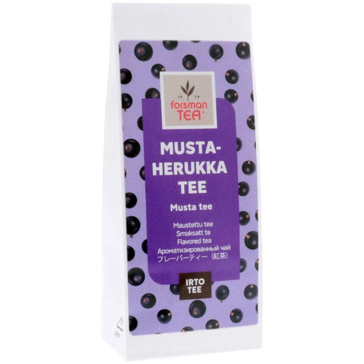 Forsman Tea Blackcurrant Tea Black Spiced Loose Tea 60 g