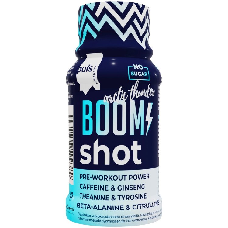 PULS Nutrition Boom Pre-Workout Shot Arctic Thunder 60ml