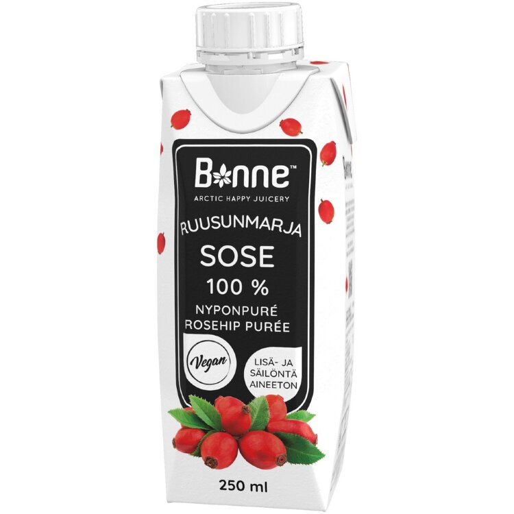 Bonne Ruusunmarjasose 100% 250ml