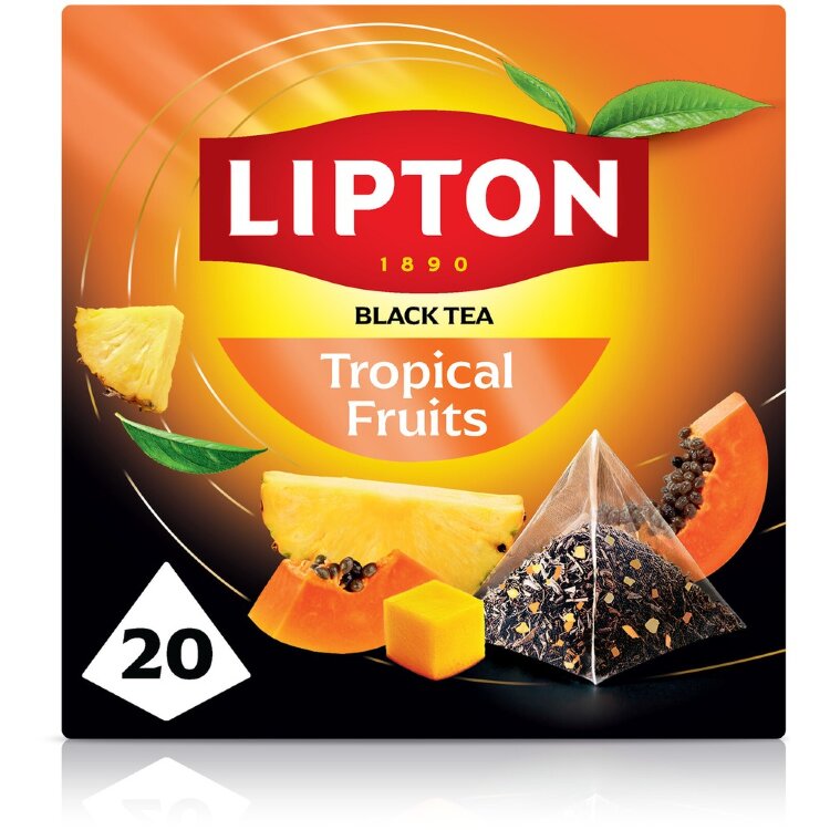 Lipton Tropical Fruit Black Tea 20 Bags