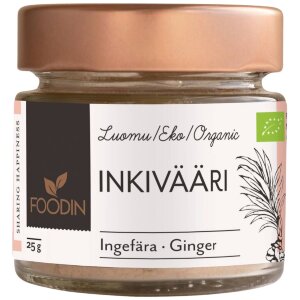 Foodin Ginger Powder, Organic 25g