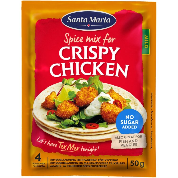 Santa Maria Crispy Chicken Spice Mix Seasoning Mix For Chicken 50 g