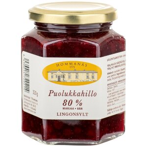 Hommanäs Lingonberry Jam 80% 320 g