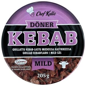 Chef Kalle Grilled Döner Slice In Mild Sauce 205g