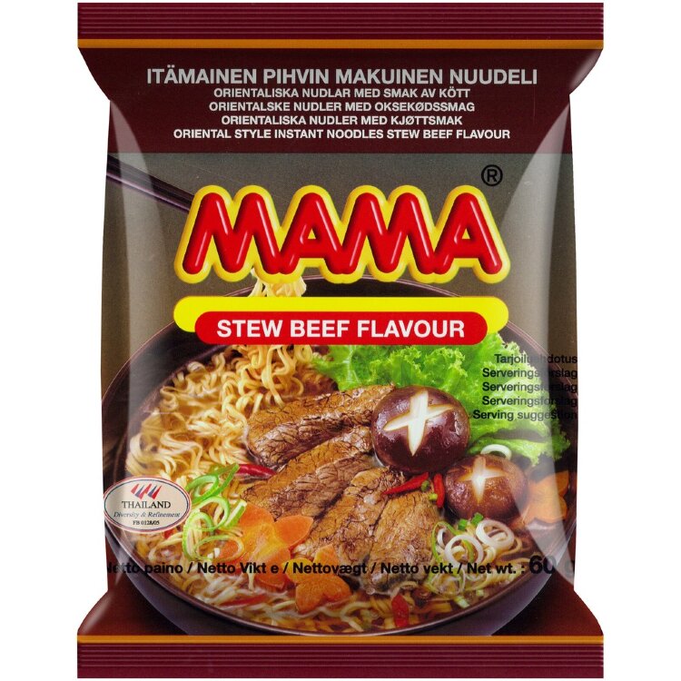 Mama Eastern Style Beef Flavor Noodles 60g