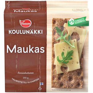 VAASAN KOULUNÄKKI Tasty 230g Whole Grain Rye Crispbread