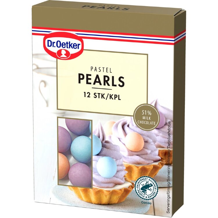 Dr. Oetker Pastel Pearls Chocolate Decoration 12 pcs