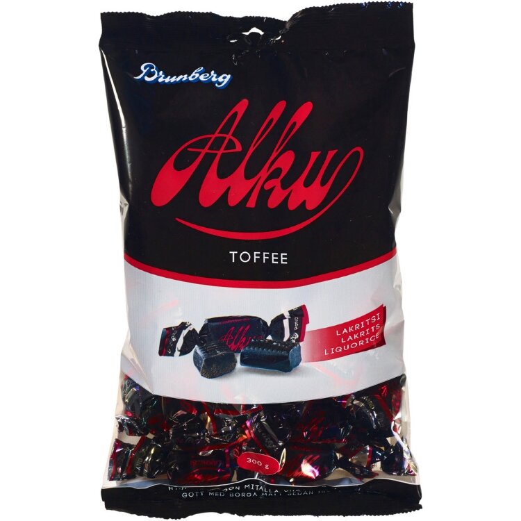 Brunberg Licorice Initial Toffee Licorice Toffee Caramel 300g