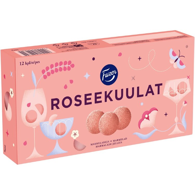 Fazer Roseekuulat Candy Box 260g