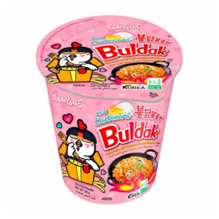 Samyang Buldak Ramen Hot Chicken Cup Carbonara 80g