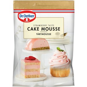 Dr. Oetker Strawberry Flavored Cake Mousse Powder 130 g