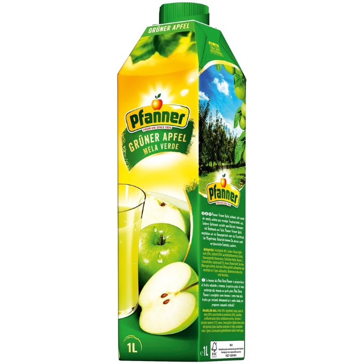Pfanner Green Apple Juice Drink 1l