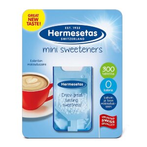 Hermesetas 300pcs Mini Sweeteners Tabletten for Table Sweetening