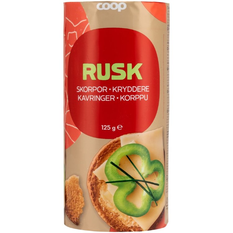 Coop Rusk 125 g