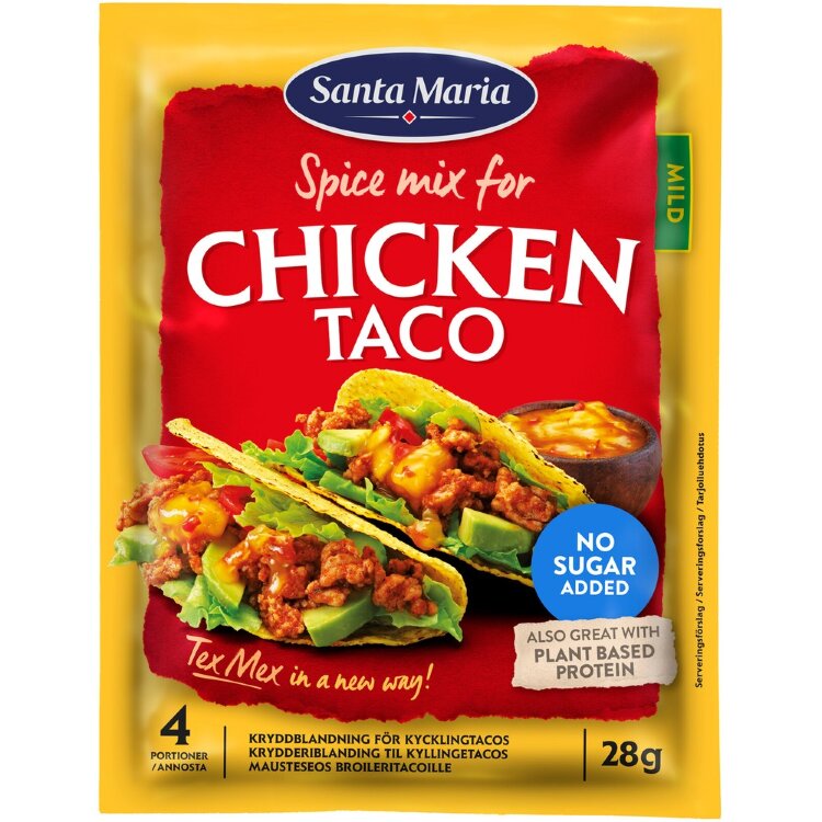 Santa Maria Chicken Taco Spice Mix Seasoning For Chicken 28 g