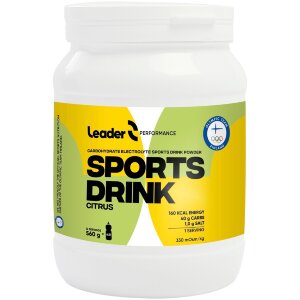 Leader Performance Sports Drink urheilujuomajauhe sitruksenmakuinen 560 g