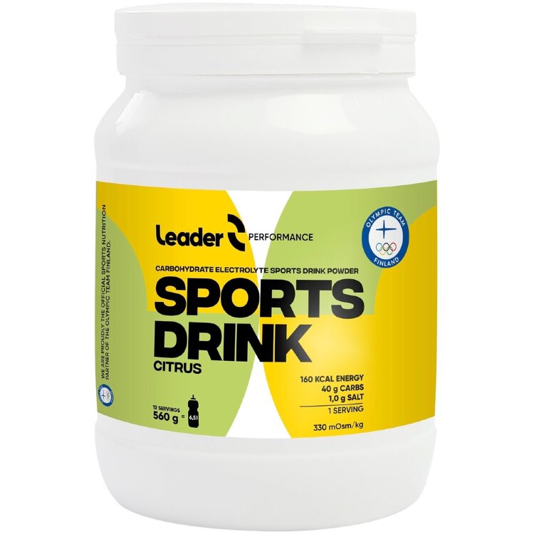 Leader Performance Sports Drink urheilujuomajauhe sitruksenmakuinen 560 g