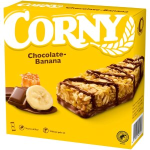 Corny Chocolate-Banana Snack Bar 6x25g