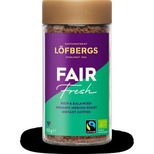 Löfbergs Fair Fresh Instant Coffee 100 g Fair Trade Organic