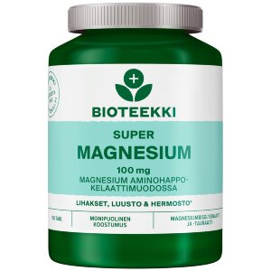 Bioteekki Super Magnesium dietary supplement 100 tablets