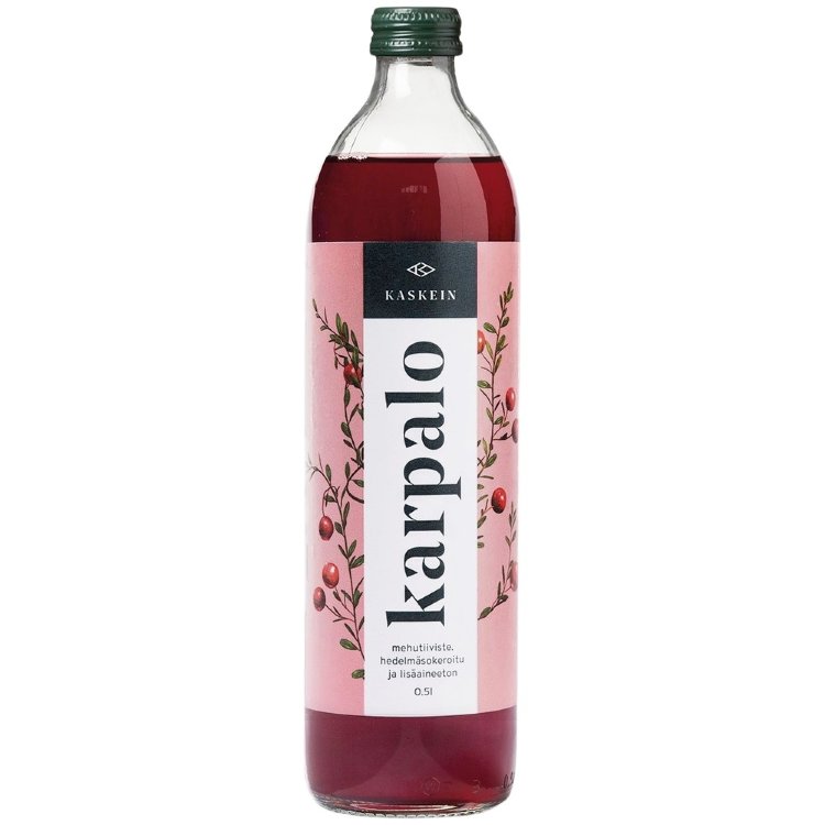 Kaskein Cranberry Juice Concentrate Sweetened With Fructose 0.5l