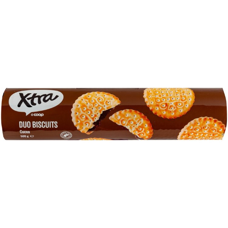 Xtra cocoa cream biscuit 500 g
