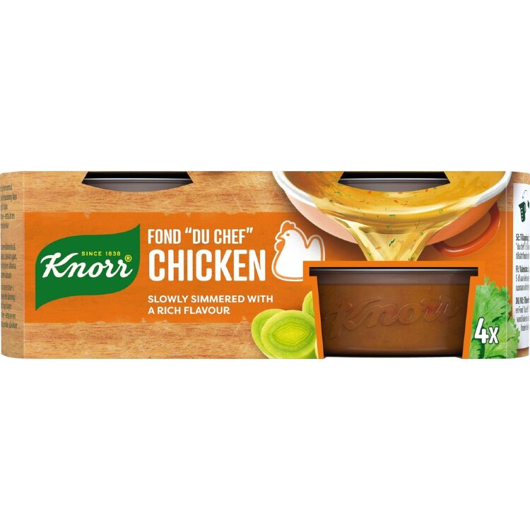 Knorr Fond "du Chef" Chicken Portion Fond 4x28g
