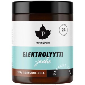 Puhdistamo Electrolyte Powder Lemon-Cola 120 g