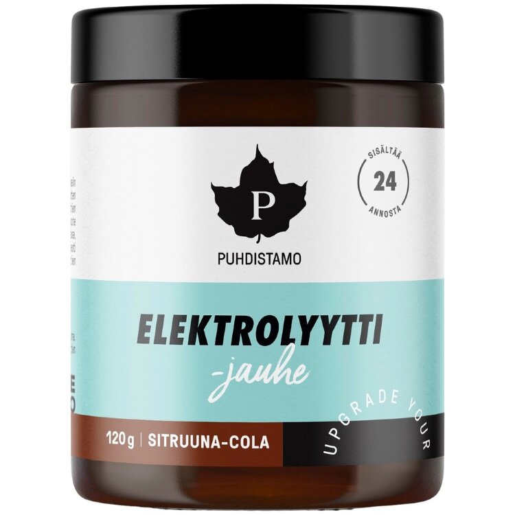 Puhdistamo Electrolyte Powder Lemon-Cola 120 g