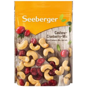 Seeberger Cashew & Cranberry Mix 150g