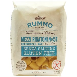 Rummo Mezzi Rigatoni No 51 Gluten-Free Pasta 400g