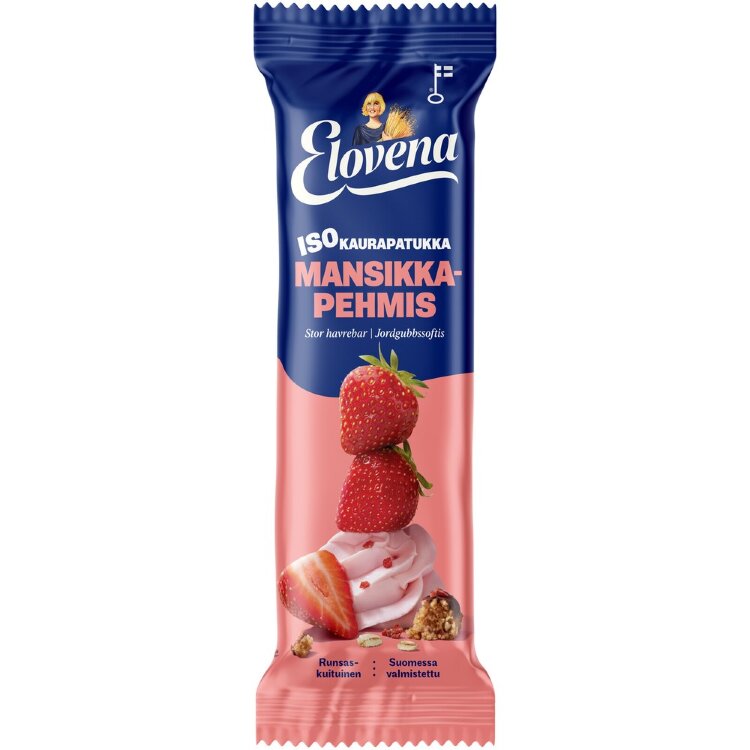 Elovena 48g Strawberry Smoothie Large Oat Bar